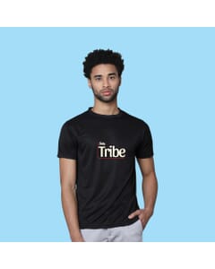 Greys&Blues Mobilitee Round Neck T-Shirt- Black